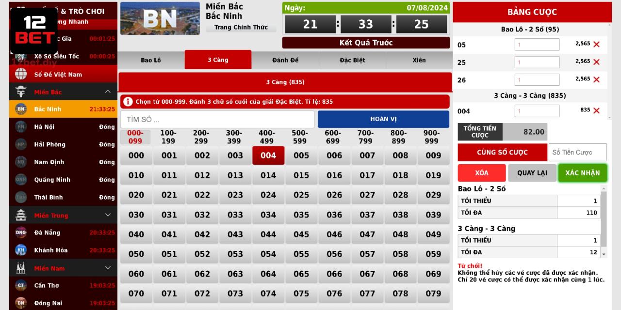 Số Đề 12Bet - Hướng Dẫn Cách Chơi Hiệu Quả, Thắng Lớn 3 Hướng Dẫn Cách Đánh Số Đề 3 Miền Chi Tiết Nhất