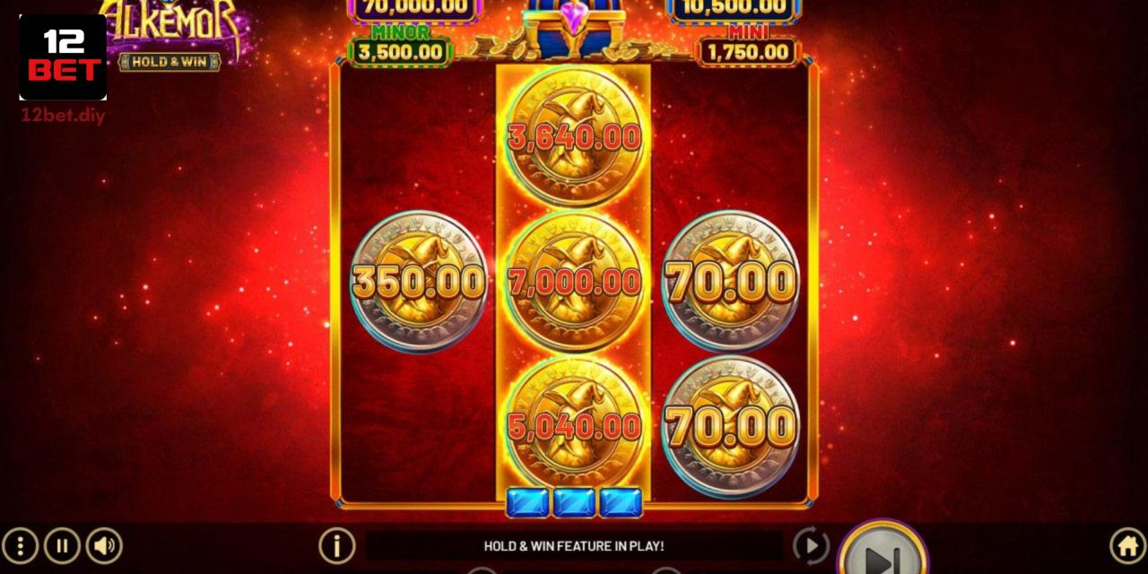 Coins Of Alkemor 12Bet - Quay Hũ Dễ, Trúng Jackpot Giá Trị 3 Luật chơi nổ hũ được tính nếu bạn thắng với 3 biểu tượng giống hoặc biểu tượng có giá trị lớn